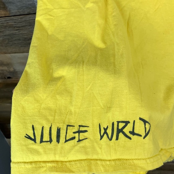 Vlone x Juice Wrld Men’s Size M Legends Never Die Yellow Inferno T Shirt - Picture 4 of 12